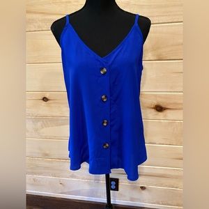 Blue tank top Size M
